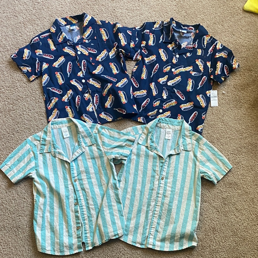 Lot of (4) 5T button up shirts - great for twins!